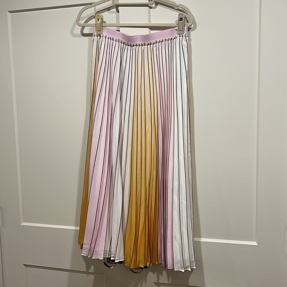 Ted Baker Pleated Maxi Skirt Size 3 (8/10) NWT - Picture 4 of 8